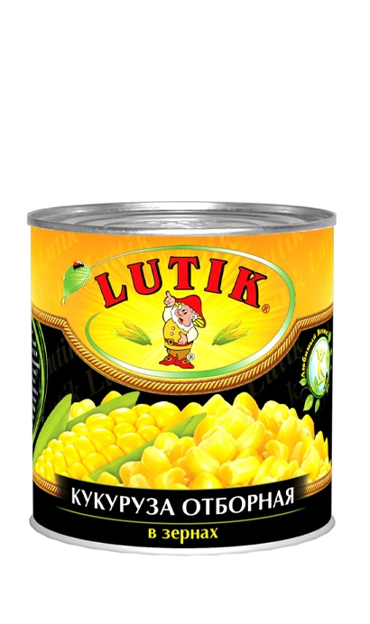 Кукуруза отборная “Lutik” 425 мл ж/б