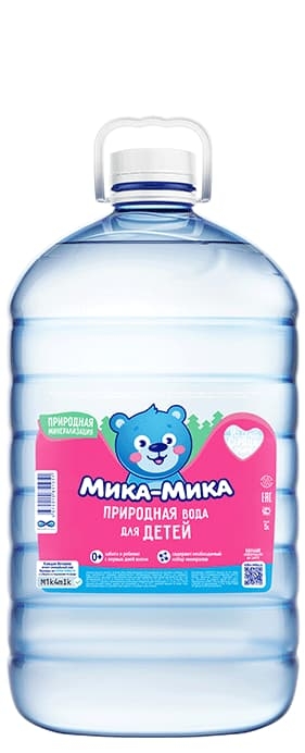 «Мика-Мика» (Детская) природная вода 5л 2 шт. в уп