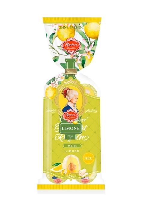 Конфеты Reber “Constanze Mozart Kugeln” с начинкой лимон 160 г