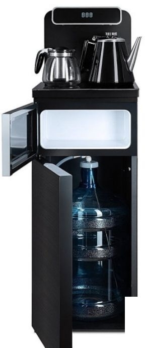 Кулер-тиабар с чайным столиком Ecotronic TB10-LNR black