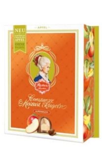 Конфеты Reber “Constanze Mozart Kugeln” с яблочной начинкой 120г