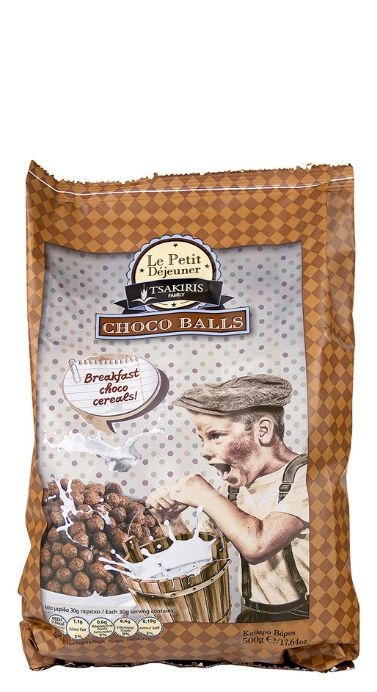 Зерновые шарики с молочным шоколадом