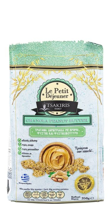 Гранола с арахисом и арахисовым маслом