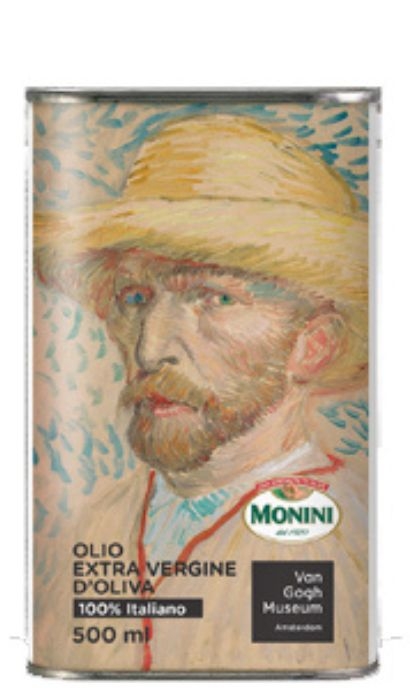 Масло оливковое Monini “Van Gogh collection portrait” 0.5л