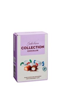 Конфеты Jakobsen Chocolate Selection (Марципан, клубника, ириска) 125г