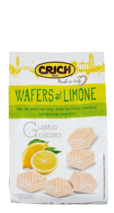 Вафли с лимонно-кремовой начинкой
