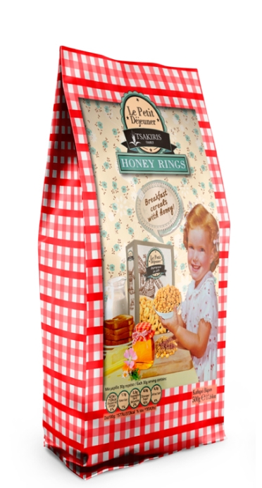 Медовые колечки из овса и кукурузы