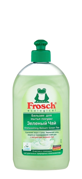 Средство для мытья посуды Frosch (Фрош) зеленый чай 0,5 л