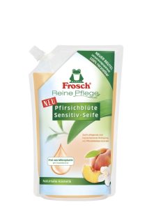 Жидкое мыло для рук Frosch - Цветы персика 0.5л (запасной блок)