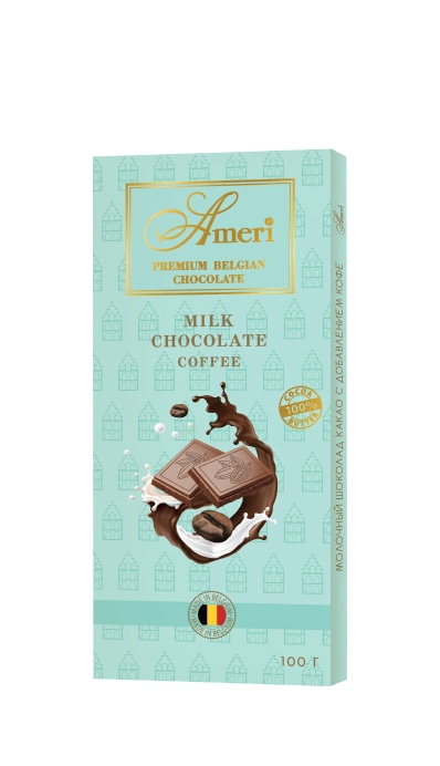 Молочный шоколад 31% Ameri – “Кофе” 100г
