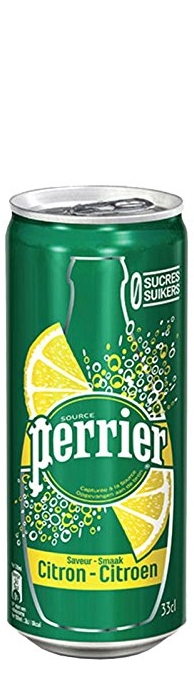 Perrier (Перье) - Лимон 0.33л ж/б