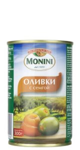 Оливки с семгой Monini (Монини) 300г
