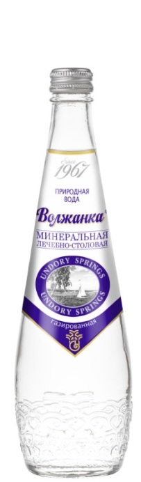 Минеральная вода «Волжанка» 0.5л