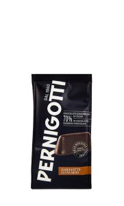 Конфеты Pernigotti пралине из горького шоколада 70% Gianduiotto Extra Nero 140г